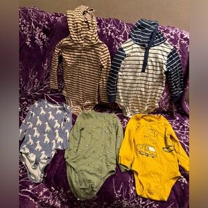 Carter’s Longsleeve onesies lot